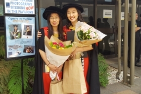 Dr Yiming Tang and Dr Ayu Liana - PhD graduate, PARTCAT group