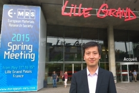 Fenglong Wang at the EMRS meeting 2015 in France