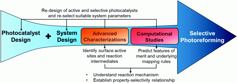 Holistic approach for selective photoreforming