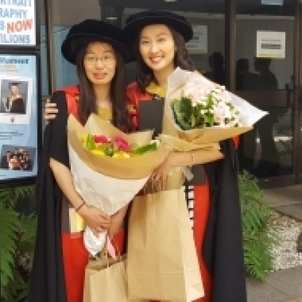 Dr Yiming Tang and Dr Ayu Liana - PhD graduate, PARTCAT group