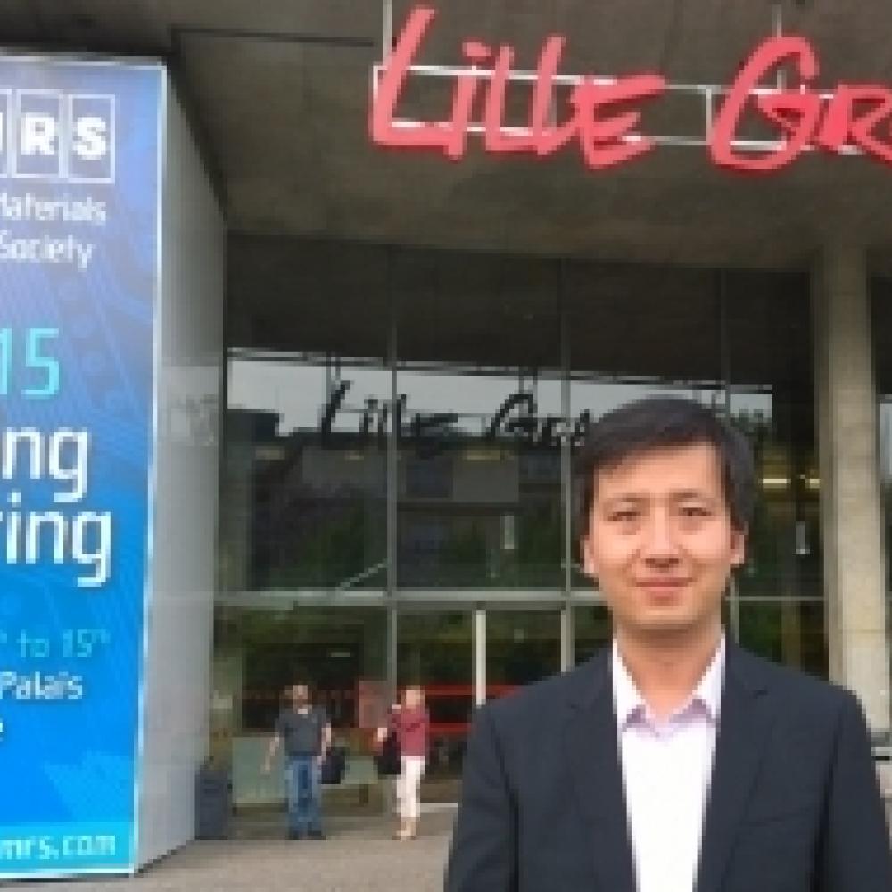 Fenglong Wang at the EMRS meeting 2015 in France