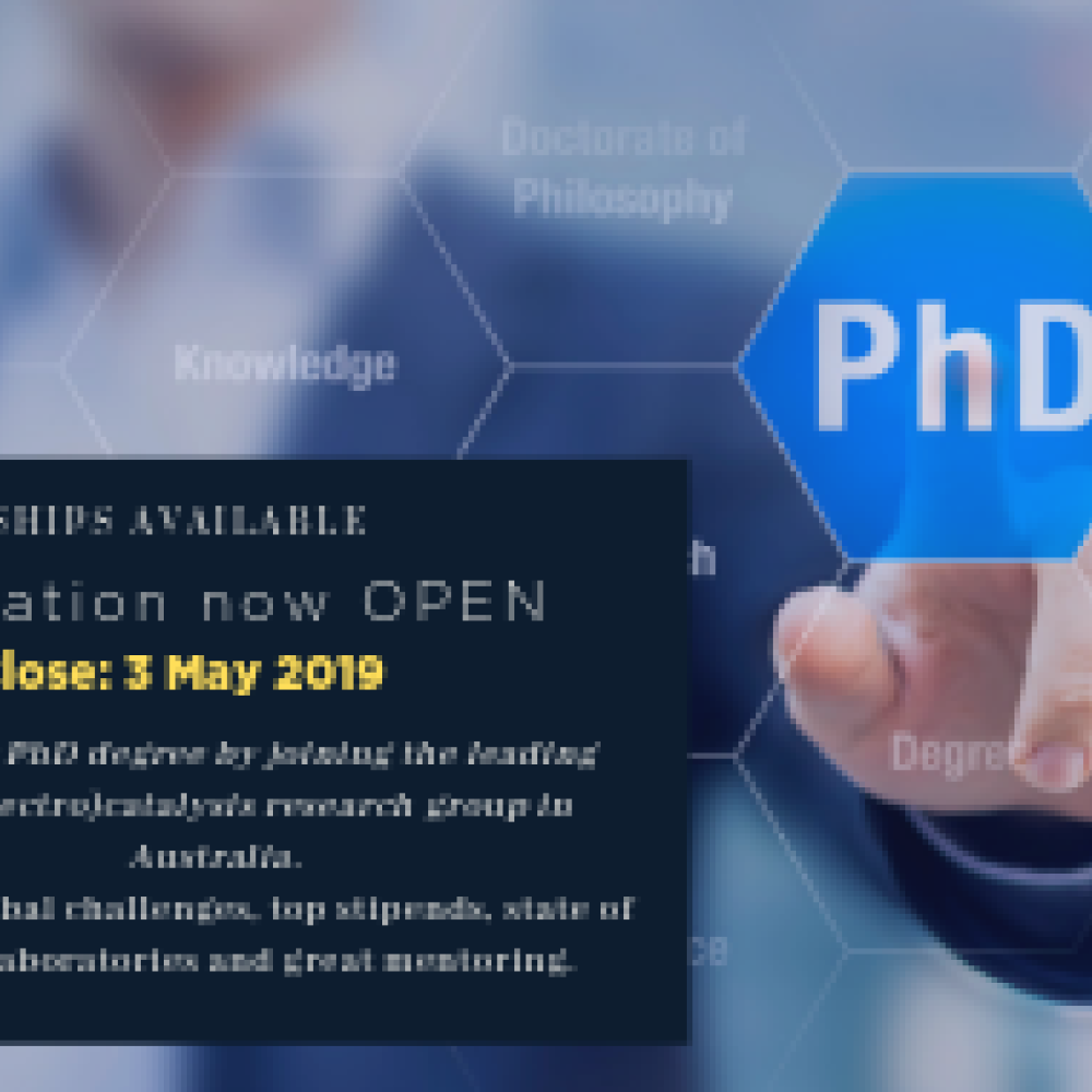 PhD scholarships to join Particles Catalysis Research Lab
